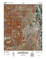 Socorro New Mexico Historical topographic map, 1:24000 scale, 7.5 X 7.5 Minute, Year 2010