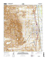 Socorro New Mexico Current topographic map, 1:24000 scale, 7.5 X 7.5 Minute, Year 2017