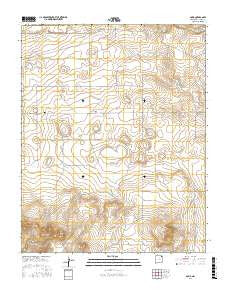 Sofia New Mexico Current topographic map, 1:24000 scale, 7.5 X 7.5 Minute, Year 2017