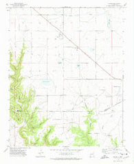 Solano New Mexico Historical topographic map, 1:24000 scale, 7.5 X 7.5 Minute, Year 1974