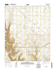 Solano New Mexico Historical topographic map, 1:24000 scale, 7.5 X 7.5 Minute, Year 2013