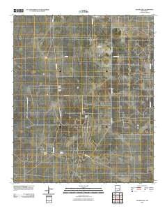 Soldier Hill New Mexico Historical topographic map, 1:24000 scale, 7.5 X 7.5 Minute, Year 2010