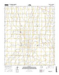 Soldier Hill New Mexico Current topographic map, 1:24000 scale, 7.5 X 7.5 Minute, Year 2017