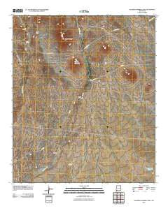 Soldiers Farewell Hill New Mexico Historical topographic map, 1:24000 scale, 7.5 X 7.5 Minute, Year 2010
