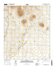 Soldiers Farewell Hill New Mexico Current topographic map, 1:24000 scale, 7.5 X 7.5 Minute, Year 2017