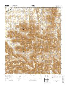 Souse Springs New Mexico Historical topographic map, 1:24000 scale, 7.5 X 7.5 Minute, Year 2013