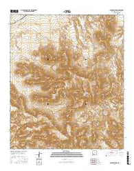 Souse Springs New Mexico Current topographic map, 1:24000 scale, 7.5 X 7.5 Minute, Year 2017