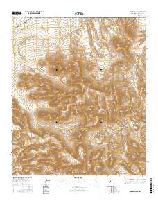 Souse Springs New Mexico Current topographic map, 1:24000 scale, 7.5 X 7.5 Minute, Year 2017