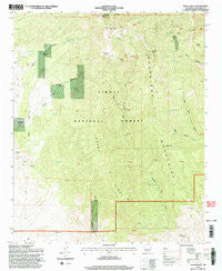 South Baldy New Mexico Historical topographic map, 1:24000 scale, 7.5 X 7.5 Minute, Year 1995