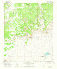 South Butte New Mexico Historical topographic map, 1:24000 scale, 7.5 X 7.5 Minute, Year 1960