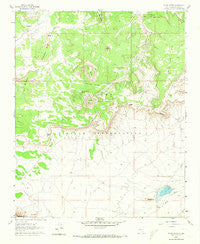 South Butte New Mexico Historical topographic map, 1:24000 scale, 7.5 X 7.5 Minute, Year 1960