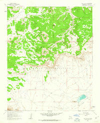 South Butte New Mexico Historical topographic map, 1:24000 scale, 7.5 X 7.5 Minute, Year 1960