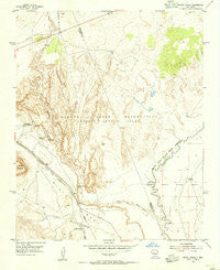 South Garcia New Mexico Historical topographic map, 1:24000 scale, 7.5 X 7.5 Minute, Year 1954
