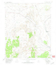 South Garcia New Mexico Historical topographic map, 1:62500 scale, 15 X 15 Minute, Year 1956
