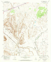 South Garcia New Mexico Historical topographic map, 1:24000 scale, 7.5 X 7.5 Minute, Year 1954