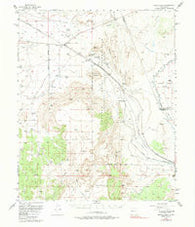 South Garcia New Mexico Historical topographic map, 1:62500 scale, 15 X 15 Minute, Year 1956