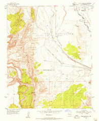South Garcia SE New Mexico Historical topographic map, 1:24000 scale, 7.5 X 7.5 Minute, Year 1954