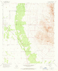 South Peak New Mexico Historical topographic map, 1:24000 scale, 7.5 X 7.5 Minute, Year 1965