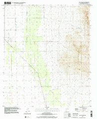 South Peak New Mexico Historical topographic map, 1:24000 scale, 7.5 X 7.5 Minute, Year 1996