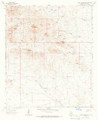South Pyramid Peak New Mexico Historical topographic map, 1:24000 scale, 7.5 X 7.5 Minute, Year 1964