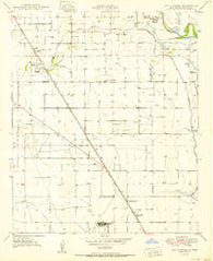 South Spring New Mexico Historical topographic map, 1:24000 scale, 7.5 X 7.5 Minute, Year 1950