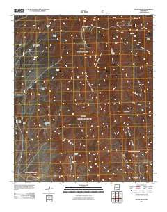 South Baldy New Mexico Historical topographic map, 1:24000 scale, 7.5 X 7.5 Minute, Year 2011
