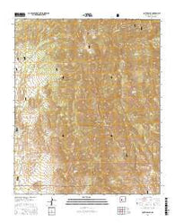 South Baldy New Mexico Current topographic map, 1:24000 scale, 7.5 X 7.5 Minute, Year 2017