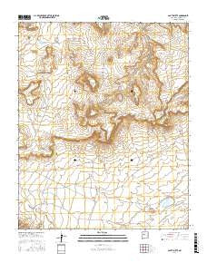 South Butte New Mexico Current topographic map, 1:24000 scale, 7.5 X 7.5 Minute, Year 2017