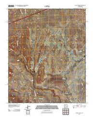 South Garcia New Mexico Historical topographic map, 1:24000 scale, 7.5 X 7.5 Minute, Year 2010