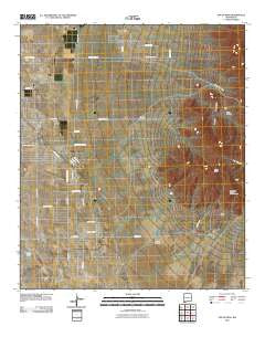 South Peak New Mexico Historical topographic map, 1:24000 scale, 7.5 X 7.5 Minute, Year 2010