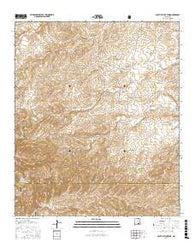 South Taylor Tank New Mexico Current topographic map, 1:24000 scale, 7.5 X 7.5 Minute, Year 2017