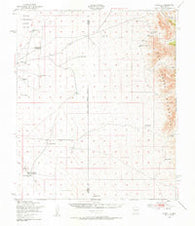 Sowell New Mexico Historical topographic map, 1:62500 scale, 15 X 15 Minute, Year 1948