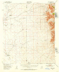 Sowell New Mexico Historical topographic map, 1:62500 scale, 15 X 15 Minute, Year 1948