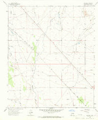 Spalding New Mexico Historical topographic map, 1:24000 scale, 7.5 X 7.5 Minute, Year 1964