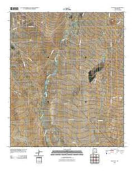 Spalding New Mexico Historical topographic map, 1:24000 scale, 7.5 X 7.5 Minute, Year 2010