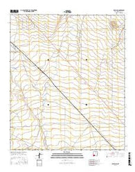 Spalding New Mexico Current topographic map, 1:24000 scale, 7.5 X 7.5 Minute, Year 2017