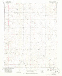 Spear Hills New Mexico Historical topographic map, 1:24000 scale, 7.5 X 7.5 Minute, Year 1974