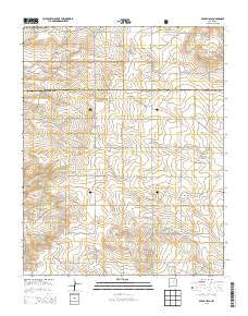 Spear Hills New Mexico Current topographic map, 1:24000 scale, 7.5 X 7.5 Minute, Year 2013