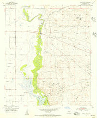 Spring Lake New Mexico Historical topographic map, 1:24000 scale, 7.5 X 7.5 Minute, Year 1955