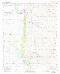 Spring Lake New Mexico Historical topographic map, 1:24000 scale, 7.5 X 7.5 Minute, Year 1955