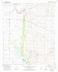 Spring Lake New Mexico Historical topographic map, 1:24000 scale, 7.5 X 7.5 Minute, Year 1955