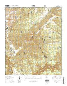 Spring Canyon New Mexico Current topographic map, 1:24000 scale, 7.5 X 7.5 Minute, Year 2013