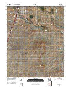 Springer New Mexico Historical topographic map, 1:24000 scale, 7.5 X 7.5 Minute, Year 2010
