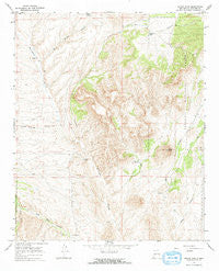 Squaw Peak New Mexico Historical topographic map, 1:24000 scale, 7.5 X 7.5 Minute, Year 1965