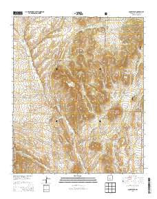 Squaw Peak New Mexico Historical topographic map, 1:24000 scale, 7.5 X 7.5 Minute, Year 2013