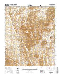 Squaw Peak New Mexico Current topographic map, 1:24000 scale, 7.5 X 7.5 Minute, Year 2017