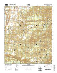 Squirrel Springs Canyon New Mexico Historical topographic map, 1:24000 scale, 7.5 X 7.5 Minute, Year 2013