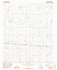 St Vrain New Mexico Historical topographic map, 1:24000 scale, 7.5 X 7.5 Minute, Year 1985