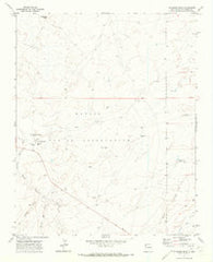 Standing Rock New Mexico Historical topographic map, 1:24000 scale, 7.5 X 7.5 Minute, Year 1970