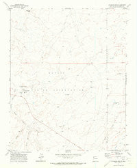 Standing Rock New Mexico Historical topographic map, 1:24000 scale, 7.5 X 7.5 Minute, Year 1970
